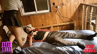 I fuck the homeless man who lived in the attic of the abandoned house Ft Eddie Queens - Amateur