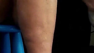 Sexy and Leggy on the Low Chair 1