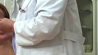 Mature gyno - chubby mature woman caught on cam on her gyno exam by kinky doc