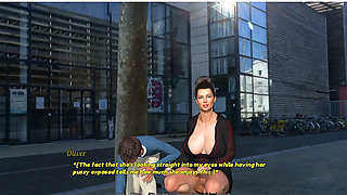 Perfect Housewife - Gameplay - Roleplay - Wife Exposed Herself to Collegue - Twerking Her Ass to Oldman and Husband
