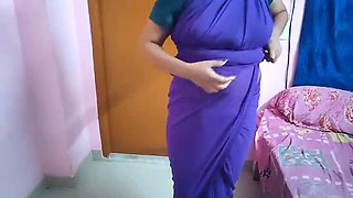 Chubby Indian Stepmom Slut Seduces Step Son To Lick Wet Pussy