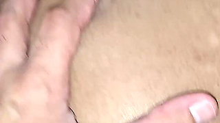 Quickie with Wife in Dogg Style, Filling Her Pussy with Cum Until It Drips