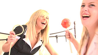 Brook Pretends That She Is a Teacher and Wants to Punish Her Naughty Student