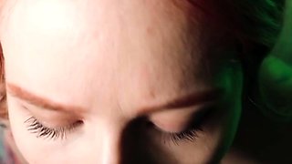 Catziilla Gives Sloppy Blowjob And Receives Titty Cumshot