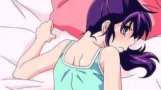 Horny Anime Schoolgirl Bent Over Desk for Intense Sex
