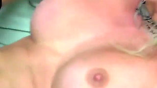 Hot fishnet MILF fucked and milked from her fucker