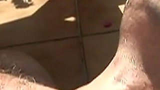 Mature Brunette Dripping Wet From Intense Outdoor Pounding