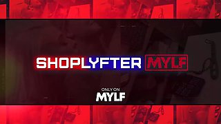 Shoplyfter mylf - hot teenage & her gorgeous step-mother get taken for undress search in the security office