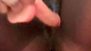 Playing with my creamy wet pussy