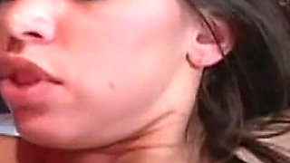 Bound Brunette Devours Cock Before Capital Punishment