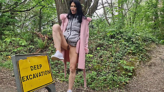 Outdoors Naked Gaping and Pissing