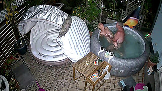 Couple caught fucking by the surveillance camera.