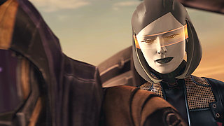 Space Commander Ava Futa Girl 3D Animation - Universal Defenders