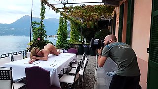 Masked Italian teen blowjob