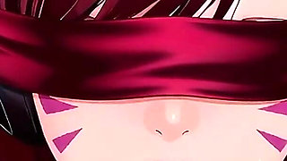 60 Frames, 1080p, D.va the Second Episode, the Innocent and Adorable Dva, Along with a Perfect Artful Oral Sex Scene. Blowjob,