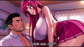 Step daughter seduce step father alone in room