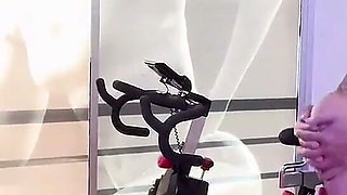 Hot Latina Trainer Jumps on Her Clients Cock