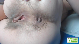 Hairy Asshole Fingering Close up