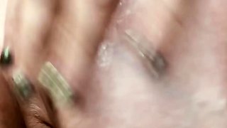 Dirty Blonde Mommy Big Boobs Smokes Masturbate