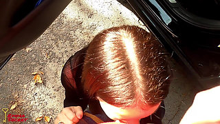 Car Breakdown Ends with Facial!