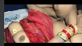 Desi Bhabhi Ko Red Sharee Me Chuda Desi Indian