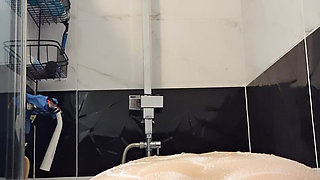 Anal Masturbation in Shower