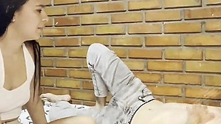 My Colombian Latina Stepsister Comes to My Room and Gives Me a Hot Massage