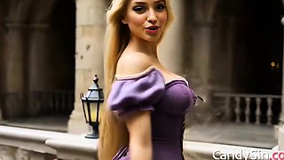 Sexy Outfit Rapunzel Drives Bold Castle Sex Mood-Ai