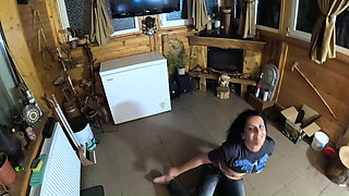 Tight Jeans Dance Slut Gagging Facefuck & Cum on My Tangas