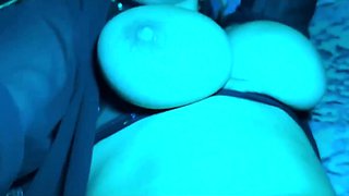 Busty Arab MILF takes off her robe and rides her husband's cock