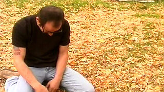 Horny Blonde Fingers Gaping Hairy Pussy to Pulsing Orgasm