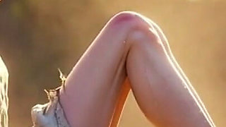 White Woman in Bondage - African Man Passionate Foot Licking