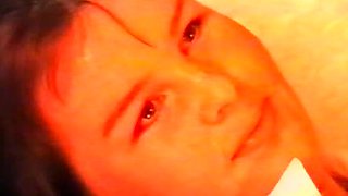 Old man rejuvanates after fucking young brunette