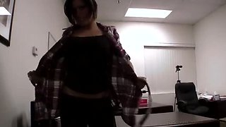 Cameron Bay's First Time Doing Anal On The Casting Couch - Blacked Anal And Facial