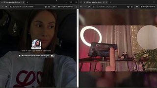 Hot ass babe toying herself