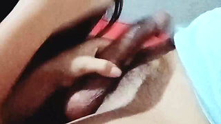 Hyper-sensitive Girl with a Shaved Cock