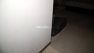 Naughty asian nympho fingering her hairy part6