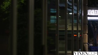 Wild massive interracial orgy with hot perfect babes