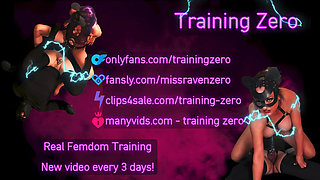 Training Zero Ballbusting CBT Sensory Deprivation Bondage, Urethral Sounding & Orgasms
