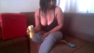 Busty Indian MILF after the shower