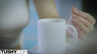 Pornstar clip with mysterious Jean Val Jean and Penny Pax from Tushy