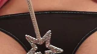 Chloe Little Princess Gets Aroused by Touching the Vibrator on Her Clitoris