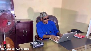 African Cleaner Craves Raunchy Passion With Hardcore