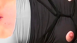 Tied Woman Begs, Please, Spank Me All Over Before You Let Me Orgasm - Pussy and Tits Punishment