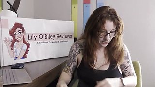 Lily O Riley Gets Dildo Cum from Sex Machine - Big Tits Redhead Vaginal Orgasm