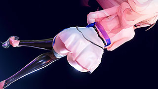 [mmd] Youlan Dale Phut Hon Triple Happiness Maid Panty Black Silk Together Super Short Jk Group