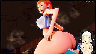 Hentai Anime In Gwen Ben 10 X Raven Dance Party Hentai