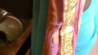 Desi Tamil House Maid in Petticoat Bra Cleaning Tease & Wild Reverse Cowgirl Ride on Owner! Indianhotwifex