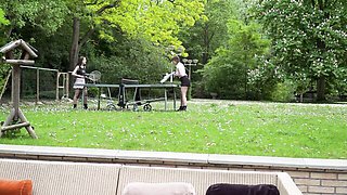 Luring Maya Luz's pussy licking action
