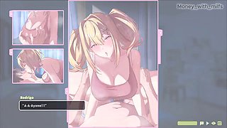 She Catches Me in My Room and Starts Riding Me with Her Huge Tits  Summer Clover